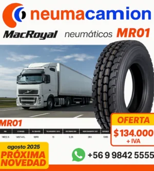 MACROYAL MR01 11R22.5 MIXTO AGOSTO 2025